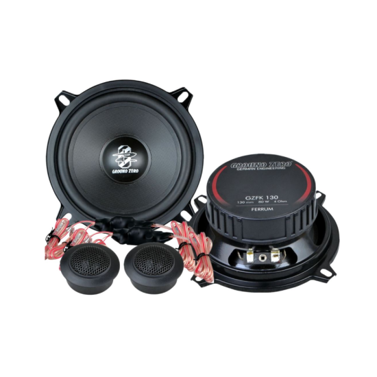 Ground Zero GZFC 130.2 2-drożny zestaw głośnikowy o średnicy woofera 130 mm. Moc woofera 90 W RMS